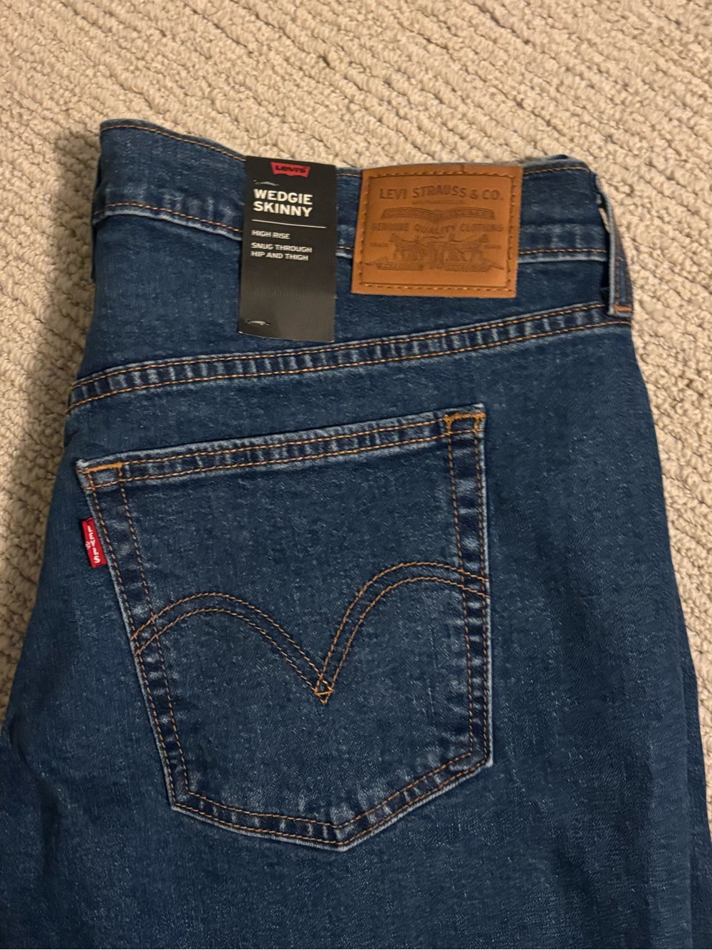 Levi's Wedgie Skinny Women’s Jeans - Dark Blue